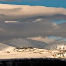 Snow-covered mountains